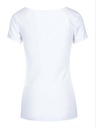 Vero Moda Weißes Basic-T-Shirt mit Rundhalsausschnitt VERO MODA Maxi My