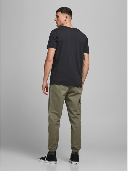 Jack & Jones Schwarzes Jack & Jones Esplit Hemd mit Knopfleiste