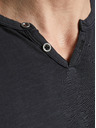 Jack & Jones Schwarzes Jack & Jones Esplit Hemd mit Knopfleiste