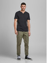 Jack & Jones Schwarzes Jack & Jones Esplit Hemd mit Knopfleiste