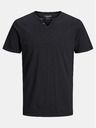 Jack & Jones Schwarzes Jack & Jones Esplit Hemd mit Knopfleiste