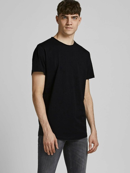 Jack & Jones Schwarzes Basic-T-Shirt Jack & Jones Basher