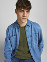 Jack & Jones Khakifarbenes Basic-Hemd Jack & Jones Basher