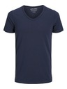 Jack & Jones Dunkelblaues Jack & Jones Basic-T-Shirt für Herren
