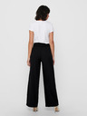 Jacqueline de Yong Schwarze Hose mit weitem Bein JDY Louis