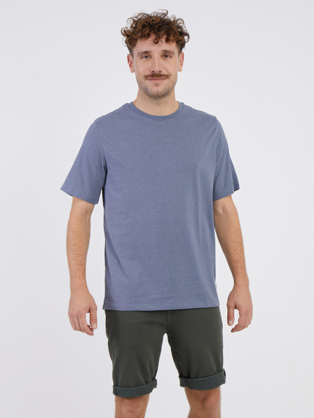 Jack & Jones Blau gestreiftes Basic-Hemd für Herren Jack & Jones Organic