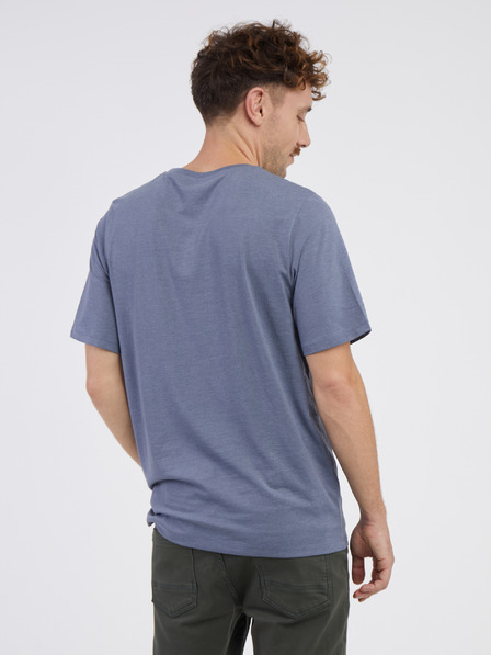Jack & Jones Blau gestreiftes Basic-Hemd für Herren Jack & Jones Organic