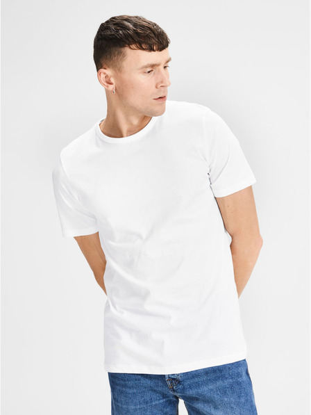 Jack & Jones Set aus zwei weißen Jack & Jones Basic Herren-Kurzarm-T-Shirts