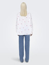ONLY Weißes gemustertes Damen-Shirt ONLY New Lina