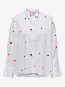 ONLY Weißes gemustertes Damen-Shirt ONLY New Lina