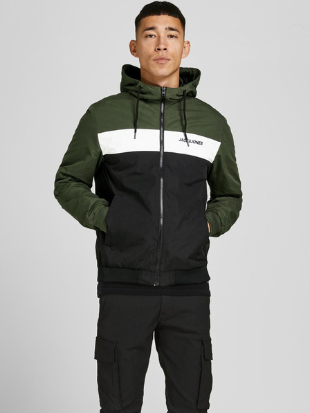 Jack & Jones Schwarz & Grün Herren Jack & Jones Rush Jacket