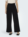 Jacqueline de Yong Schwarze Damen-Weitbeinhosen JDY Geggo