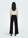 Jacqueline de Yong Schwarze Damen-Weitbeinhosen JDY Geggo