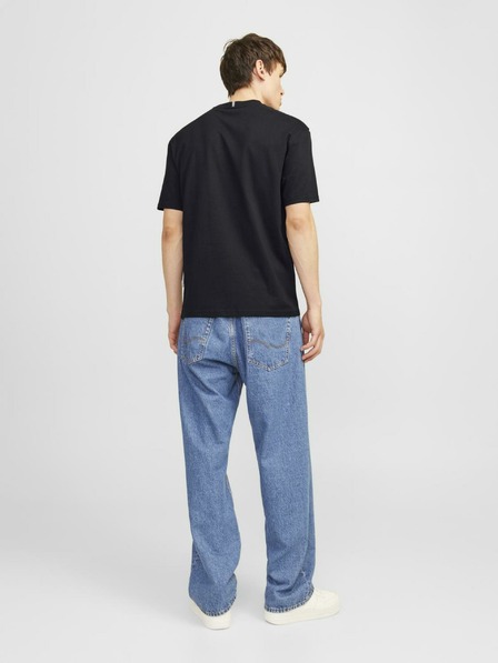 Jack & Jones Schwarzes Jack & Jones Frederiks T-Shirt für Herren