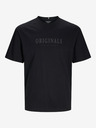 Jack & Jones Schwarzes Jack & Jones Frederiks T-Shirt für Herren