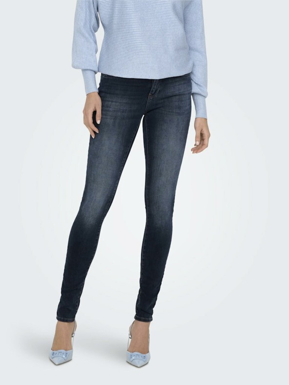 ONLY Dunkelblaue Damen-Skinny-Fit-Jeans ONLY Blush