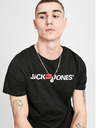 Jack & Jones Schwarzes Jack & Jones T-Shirt mit Aufdruck