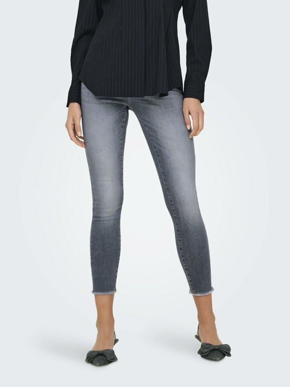 ONLY Graue Damen-Skinny-Jeans ONLY Blush