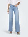 ONLY Hellblaue Damenjeans mit weitem Bein ONLY Juicy