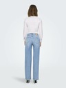 ONLY Hellblaue Damenjeans mit weitem Bein ONLY Juicy