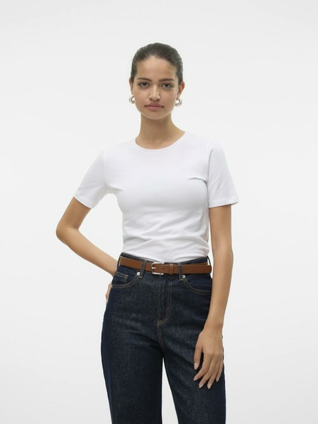 Vero Moda Weißes Damen-T-Shirt Vero Moda Lulu