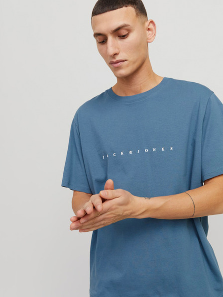 Jack & Jones Blaues Jack & Jones Star-Hemd für Herren