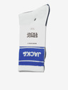 Jack & Jones Dreierpack Herrensocken in weiß und blau Jack & Jones