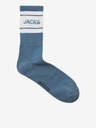 Jack & Jones Dreierpack Herrensocken in weiß und blau Jack & Jones
