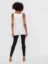 Vero Moda Weißes Basic-Tank-Top VERO MODA Maxi