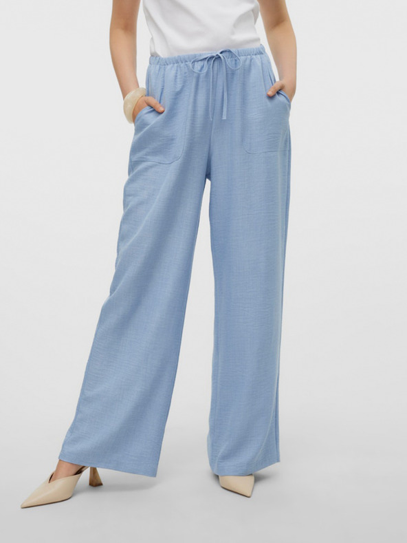 Vero Moda Hellblaue Damenjeans mit weitem Bein Vero Moda