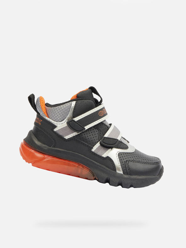 Geox Schwarze Geox Ciberdron Turnschuhe für Jungen