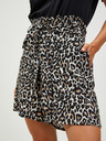 Vero Moda Braun und schwarz gemusterte Shorts mit Krawatte VERO MODA Simply