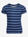 NAX Blau gestreiftes Kinder-T-Shirt NAX TIARO