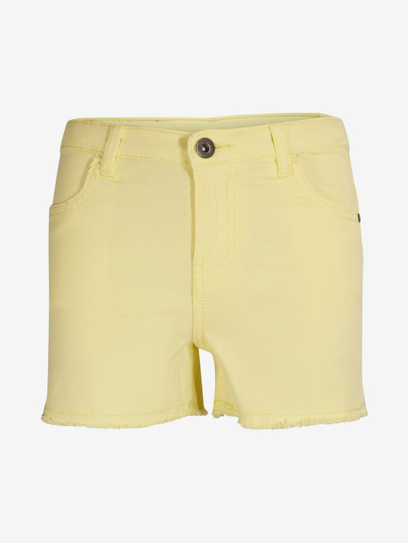 NAX Hellgelbe Mädchen Denim Shorts NAX Fedio
