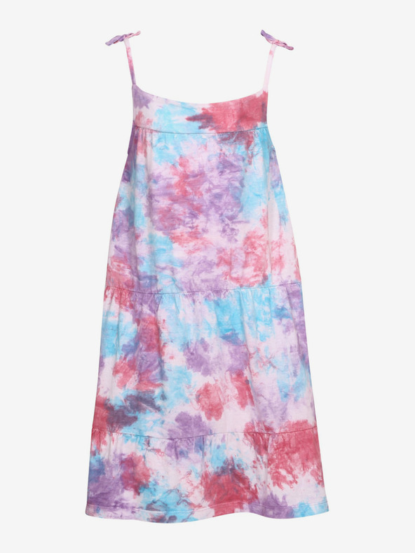 NAX Lila und rosa trägerloses Sommerkleid für Mädchen NAX Zafio