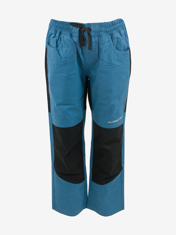 ALPINE PRO Schwarz-blaue Kinder-Sporthose ALPINE PRO Derako