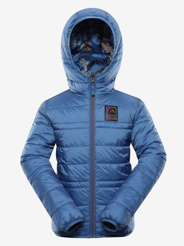 ALPINE PRO Blaue Kinder-Wende-Winterjacke ALPINE PRO EROMO