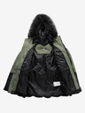 ALPINE PRO Schwarz-grüne Kinder-Winterjacke ALPINE PRO EGYPO