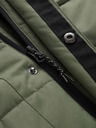 ALPINE PRO Schwarz-grüne Kinder-Winterjacke ALPINE PRO EGYPO