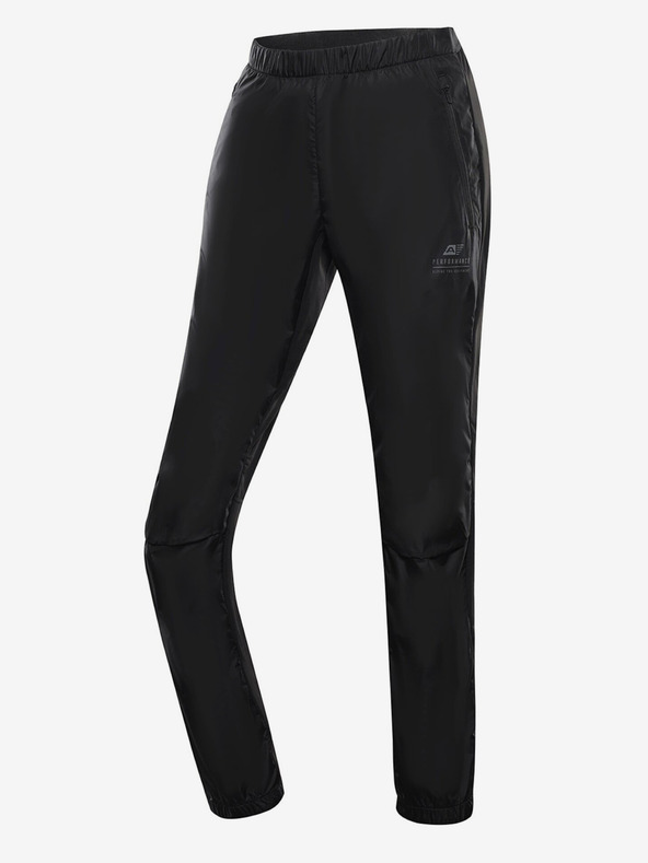 ALPINE PRO Schwarze, schnell trocknende Damen-Sporthose ALPINE PRO SAMULA