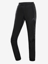 ALPINE PRO Schwarze, schnell trocknende Damen-Sporthose ALPINE PRO SAMULA