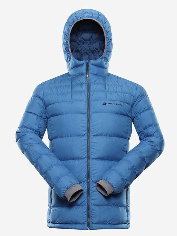 ALPINE PRO Blaue Herren-Winter-Steppjacke ALPINE PRO ROGIT