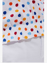 Moodo Weißes gemustertes Damen-T-Shirt Moodo
