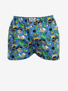Styx Grün und blau gemusterte Herrenshorts Styx