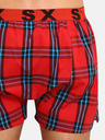 Styx Blau und rot karierte Shorts für Männer von Styx
