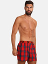 Styx Blau und rot karierte Shorts für Männer von Styx