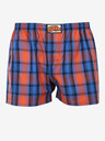 Styx Orange und blau karierte Shorts für Männer von Styx