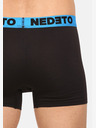 Nedeto Fünfer-Set Herren-Boxershorts in Schwarz Nedeto