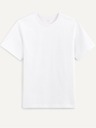 Celio Weißes Herren-Basic-Shirt Celio