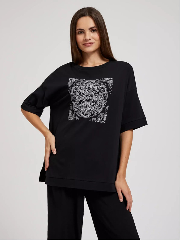 Moodo Damen T-Shirt Moodo in Übergröße